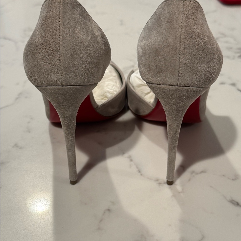 Christian Louboutin Irizia Grey Suede - Picture 4 of 6